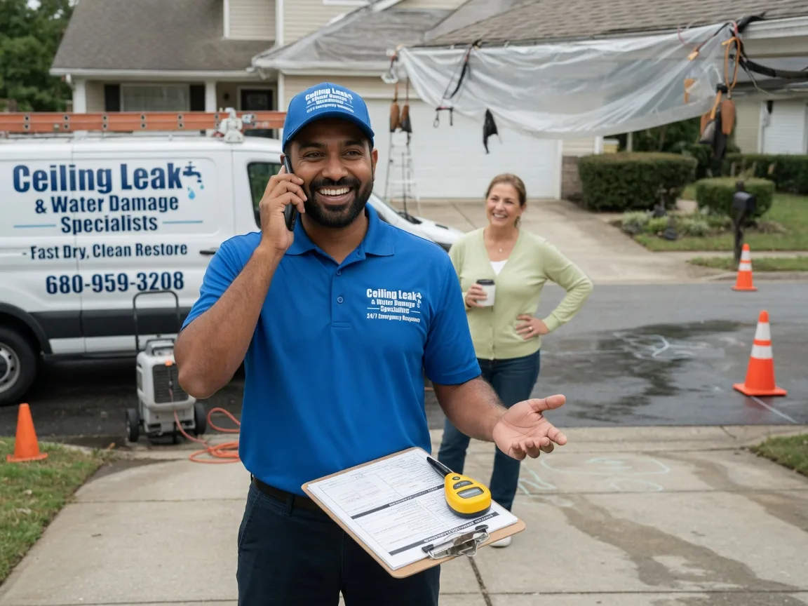 Ceiling Leak Cleanup Kingsley, IA FAQs